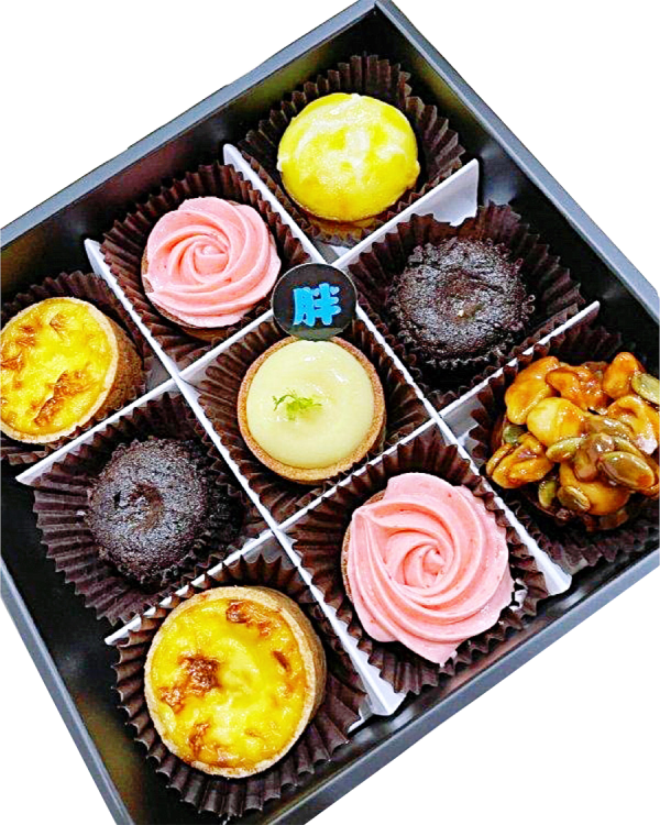 胖子主廚9宮格蛋糕